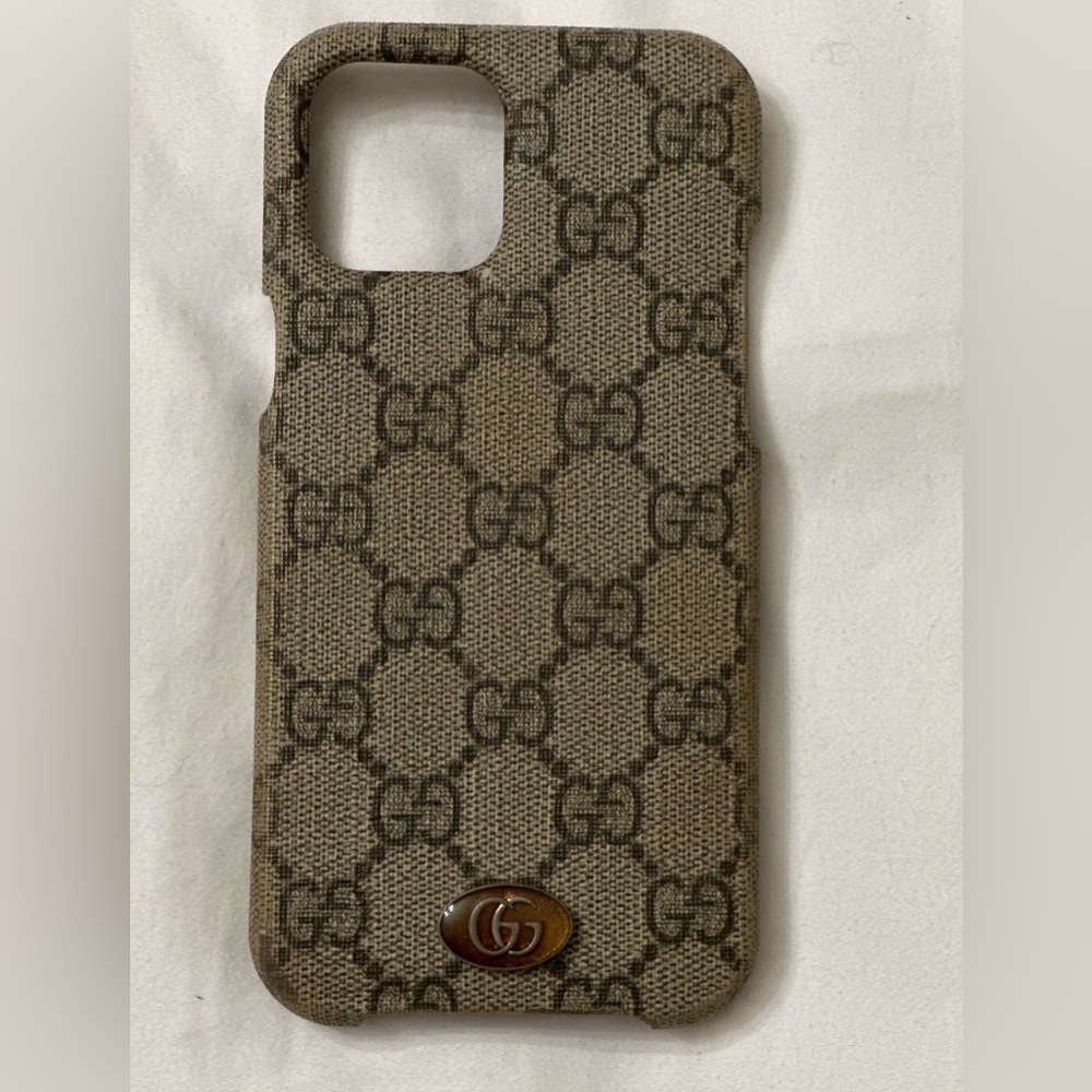 GG Supreme Monogram Ophidia iPhone 12/12 Pro Case